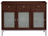 Amanda 3 door Credenza, THREE-DOOR, DARK BROWN