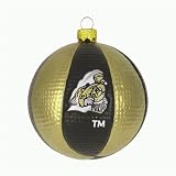 Purdue Boilermakers 3.5 Glass Basketball Ornament