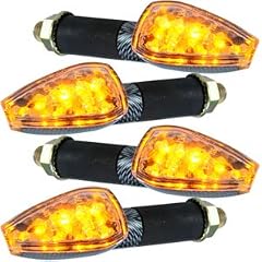 4X 14 LED CARBON Mini Blinker Lampe f�r Quad Motorrad Roller Kawaski Suziki Yamaha Honda