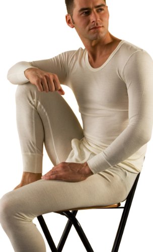 Men's Long-Underwear Pants in Organic Wool