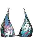 ABS Paisley Patchwork Sliding Triangle Top