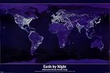 EARTH BY NIGHT - Satellite Photo POSTER Poster Print, 34x24 Poster Print, 34x24 Poster Print, 34x24
