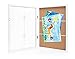 Pearhead Children's Artwork Storage Frame, White