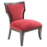 IMAGE OF Madison Park Montego Hourglass Side Chair - Velvet Burgundy - 27x28x36