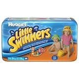 Huggies Little Swimmers Disposable Swimpants Swim Diapers, Size Medium, Fits 24 – 34 lbs 11 Each