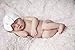 Melondipity Newborn Hospital Hat White - 2 Ply Hospital Fabric - Infant Baby Hat Cap with Big Cute Bow Beanie