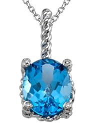 Genuine Blue Topaz Pendant by Effy Collection®