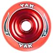 YAK Scat II Metal Core Wheel Red 100mm