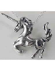 The Dancing Unicorn Pendant in Sterling Silver...Jewelry made in America