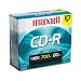 Office Products : MAXELL CORP. OF AMERICA / MAX648210 / CD-R Discs, 700MB/80min, 48x, w/Slim Jewel Cases, Silver, 10/pack / Sold as 1 PK