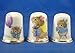 Porcelain China Collectable Thimbles - Set of Three Party Mice