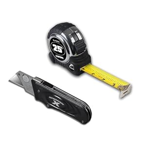 Olympia Tools 88-103 2Pc Turboknife X And Tape Measure Set by Olympia
