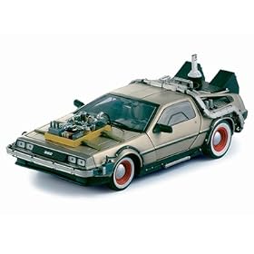 1981 DeLorean Back to the Future III -Time Machine 1/18