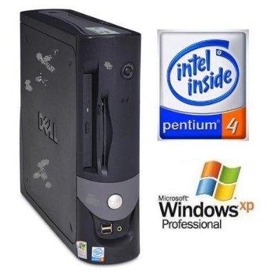 Very Fast Dell Optiplex Gx280 SFF Desktop Computer Pentium 4 3.2 w/ Hyper Threading 512mb Ddr2, 40gb Hdd,cdr/wr, Winxp Professional Sp3