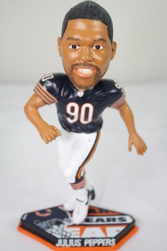 Julius Peppers Chicago Bears Thematic Base Bobblehead Figurine