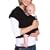 Moby Wrap Original 100% Cotton Solid Baby Carrier, Black