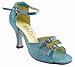 Very Fine Women's Salsa Ballroom Dance Shoes 1620 Adjustable Width - Dance Shoe Heel Protectors 2.5