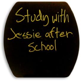 Designer Black Square-ish Note Board