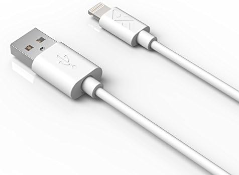 [Apple MFI Certified] Lightning to USB Cable Sync &amp; Charge for Apple iPhone 6 / 6 Plus / 5S / 5C / 5 / iPod Nano 7 / iPad Mini 2/ Retina / Mini 3 / iPad 4 / iPad Air / Air 2-3. 3 Feet / 1 Meter (White)