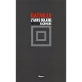 L'Anus solaire : Suivi de Sacrifices
