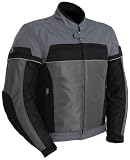 Fieldsheer Prodigy Mens Motorcycle Jacket Black/Gunmetal Extra Large XL 6013-0207-07
