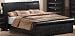 California King Size Bed - Black Finish