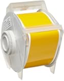 Brady 113116 GlobalMark 100' Length x 2.25" Width, B-595 Vinyl, Yellow Indoor/Outdoor Tape