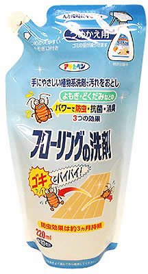 人と環境にやさしい フローリングの洗剤 ゴキとバイバイ 詰替 220ml