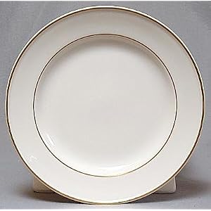 Mayer China (American) 9.5 Inch Luncheon Plate - Gold Trim by