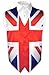 Men's British Flag Dress Vest for Suit or Tuxedo