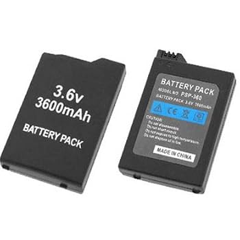 Batterie lithium li-ion haute capacité 3600 mah compatible pour Sony psp slim et lite