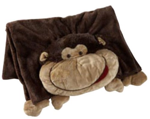 Genuine Ultra Soft My Pillow Pet MONKEY BLANKETB0048ITBO6