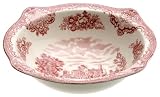 Johnson Brothers Old Britain Castles Pink Dinnerware 8 1/2-Inch Round Vegetable Bowl