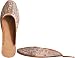 Beaded & Sequin Indian Leather Slippers for Women Handcrafted Casual Footwear Available in Various Sizes