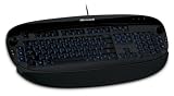 Microsoft Reclusa Gaming Keyboard - Keyboard - USB - ergonomic - 2 Jog Dials - black - Canadian English