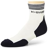 K-SWISS Men's Accomplish Quarter-Cut Socks (3-Pack)
