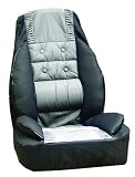 Coverking SPC 16 Gray/Black Luxury Universal Fit Seat Cover