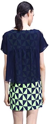 Classy Charm Women's Diamond Checkered Dress Large