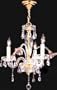 LAMPS BEAUTIFUL Paradise Three Light Mini Crystal Chandelier by James R. Moder--Excellent customer service--see our feedback.