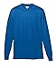Augusta Sportswear Mens Wicking Long Sleeve T-shirt, Royal, Medium US