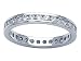 0.95 cts Round Diamonds Eternity Band - Platinum, 14kt White or Yellow Gold