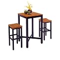 Black/ OakBar Table