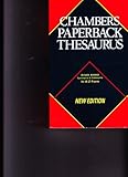 Chambers paperback thesaurus