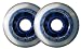 Blue Luggage / Caster / Inline Wheels 77mm 2-Pack