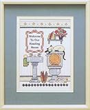 Reading Room Welcome Counted Cross Stitch Kit, Craft Kit