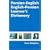Persian-english English-persian Learner's Dictionary: A Dictionary for English Speakers Studying Persian (Farsi/dari