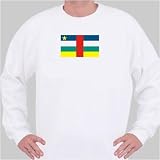 Central African Republic Sweatshirt XXLarge White
