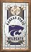 Kansas State Wildcats Stained Glass Wall Clock