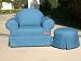Puff Club Chair and Ottoman