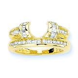 14K Yellow Gold 5/8 ct. Diamond Wrap